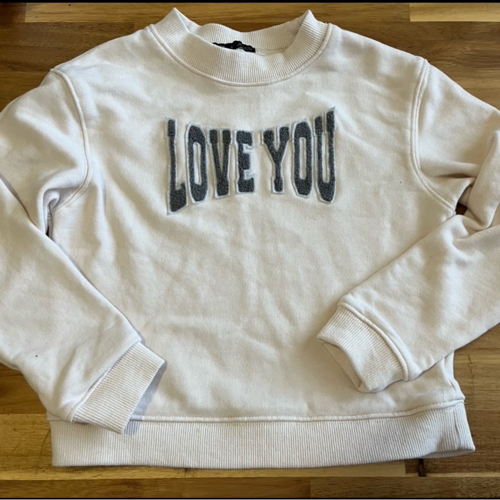 LeLaLo • Love You • Chenille Sweatshirt